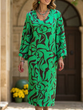 Casual Swing Print Dress